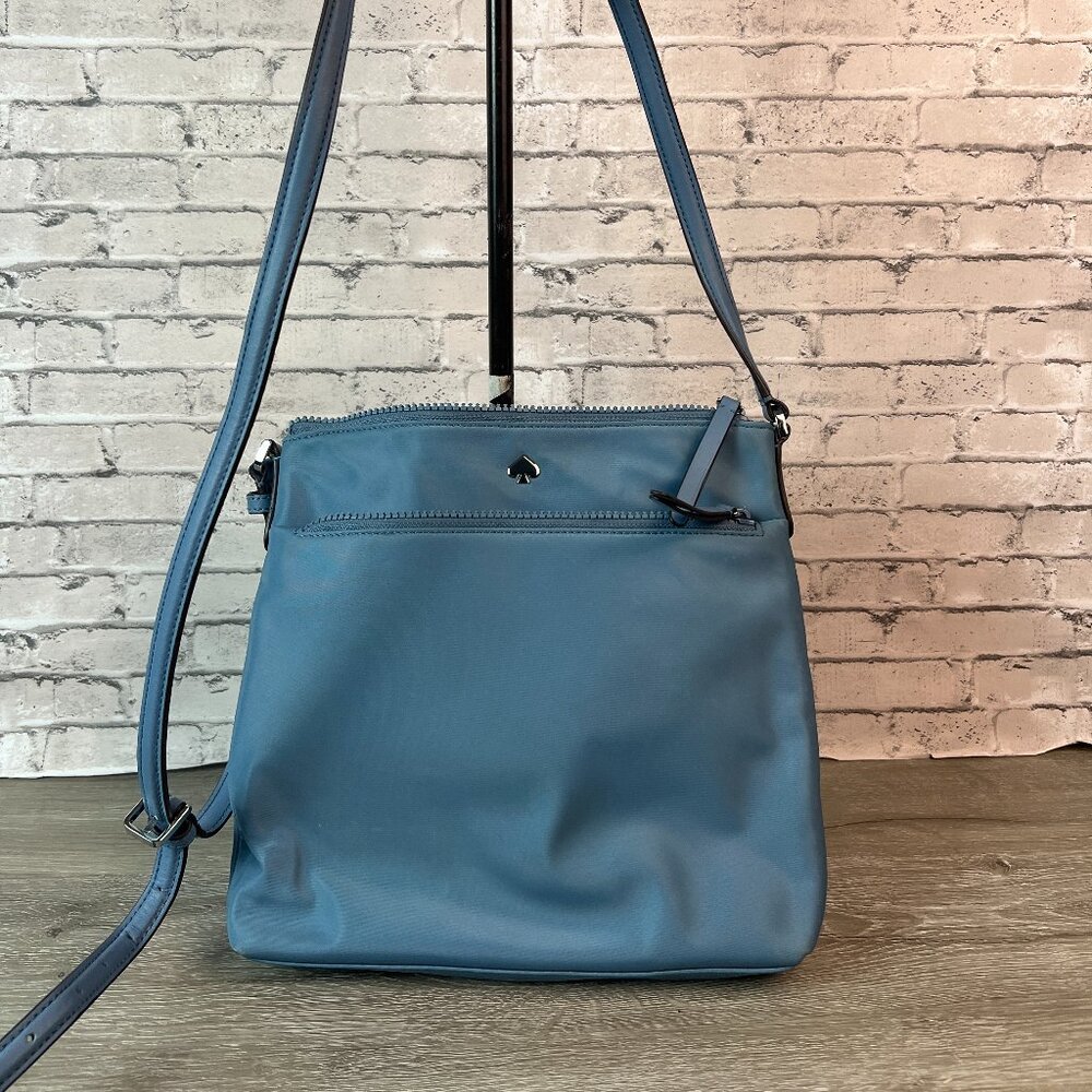 Kate Spade Jae Flat Crossbody Baltic Blue